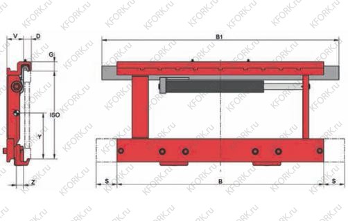 Сайдшифтер с увеличенным ходом KAUP T151P-C
